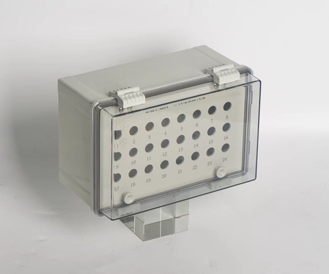 Syntax JH1B Wall Mounted Distribution Box Transparent Door Latch Type PC Electric Grey Electric Control Box 300*200*170