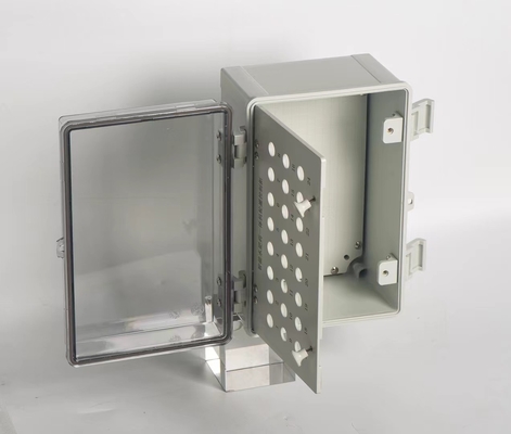 Syntax JH1B Wall Mounted Distribution Box Transparent Door Latch Type PC Electric Grey Electric Control Box 300*200*170
