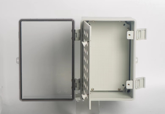 Syntax JH1B Wall Mounted Distribution Box Transparent Door Latch Type PC Electric Grey Electric Control Box 300*200*170