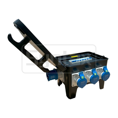 Syntax MP12 Single Phase 32AMP Portable Distribution Box With 16 AMP Socket Outlet IP44 Waterproof
