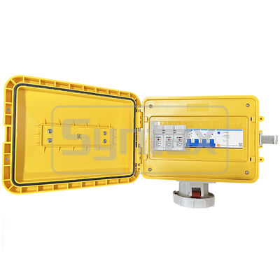Syntax MP12 Portable Power Distribution Boards 63amp 3 Phase 400V Fused 300*230*287mm