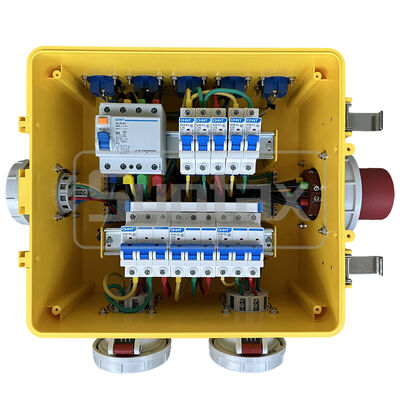Syntax MP24 IP67 Waterproof Portable Power Distribution Boards 63A Three phase 400v 37*34*33CM
