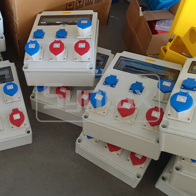 Syntax CX3 Wall Mounted Distribution Box 63AMP Three Phase IP65 Waterproof Made in PC Material