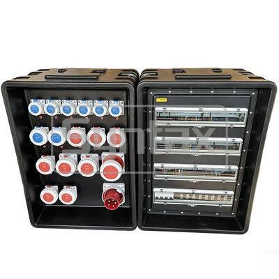 Syntax MD4 Three Phase IP67 Waterproof 125A/5P HDPE Portable Power Distribution Board for FIFA Sporting Events in Qatar 630x430x900mm