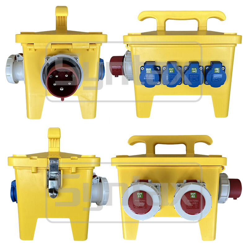 Syntax MP12 Portable Power Distribution Socket Box 32amp 3 Phase 400V 300*230*287mm